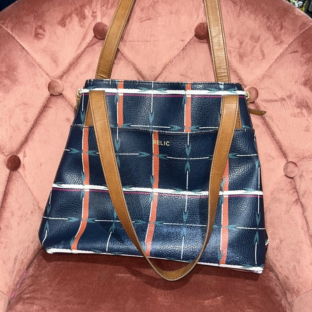 RELIC Emma Collection convertible faux leather tote
